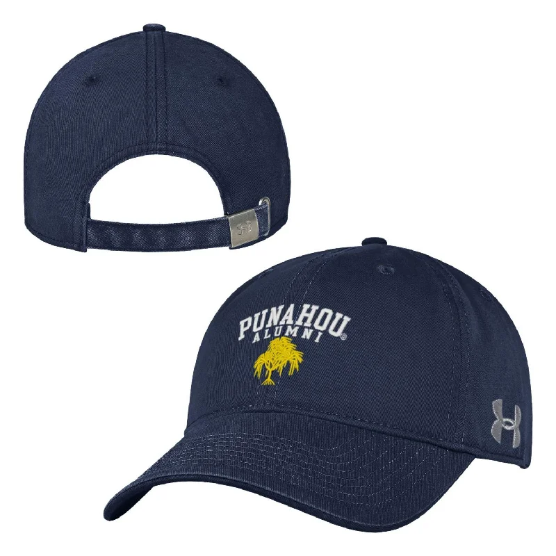 Lightweight running cap for marathon race days -UA Alumni Washed Twill Cap