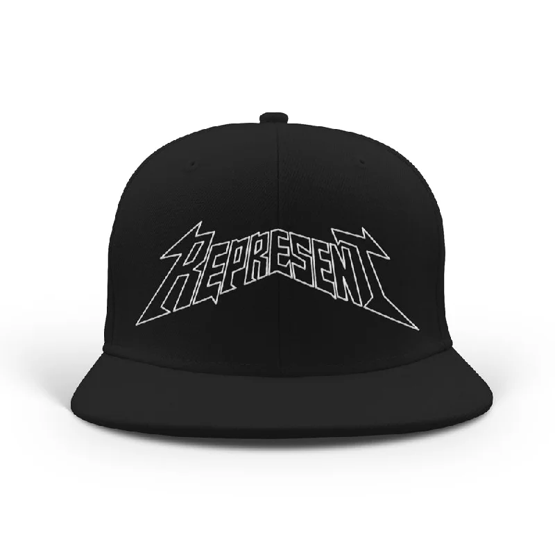 Vintage washed cap for faded cool look -Unleashed Classic Snapback [BLACK] NO OTHER SERIES