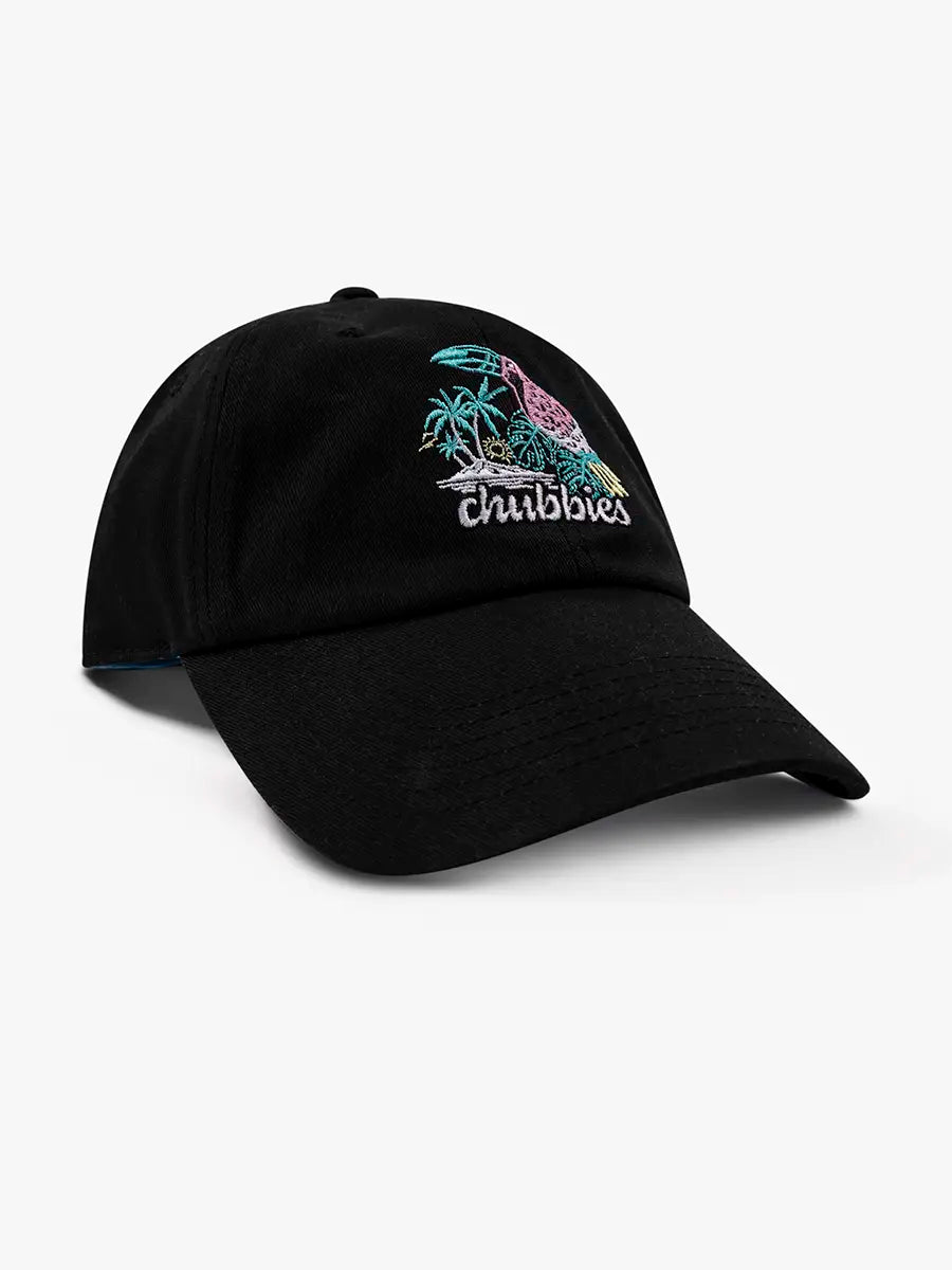 Graphic dad cap for quirky personality shine -Chubbies Toucan Dad Hat