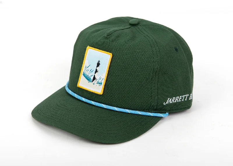 Sports team cap with bold logo front -Jarrett Bay Cape Lookout Twill Hat