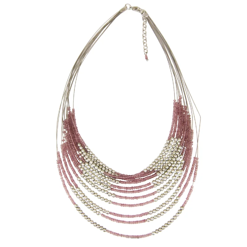 Best necklaces and pendants with sterling silver for an affordable yet stylish choice-Sparkling Strands Necklace