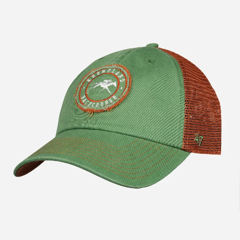 Trucker mesh cap for ventilated cool wear -'47 Brand Keeneland Garland Clean Up Cap