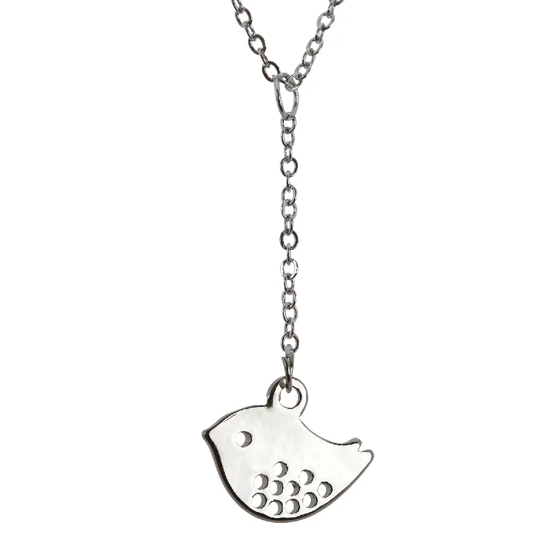 Personalized necklaces and pendants with initials for a customized and meaningful gift-Petite Bird Necklace