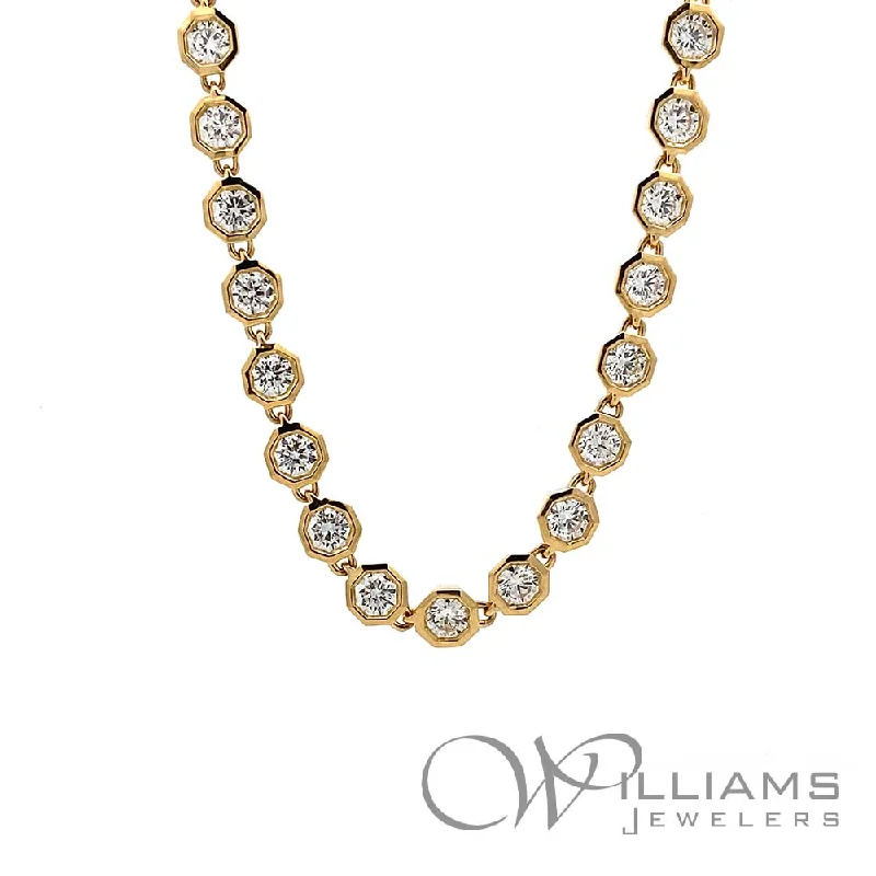 Best necklaces and pendants with personalized coordinates for a special keepsake-Williams Signature 18 Karat Diamond Necklace