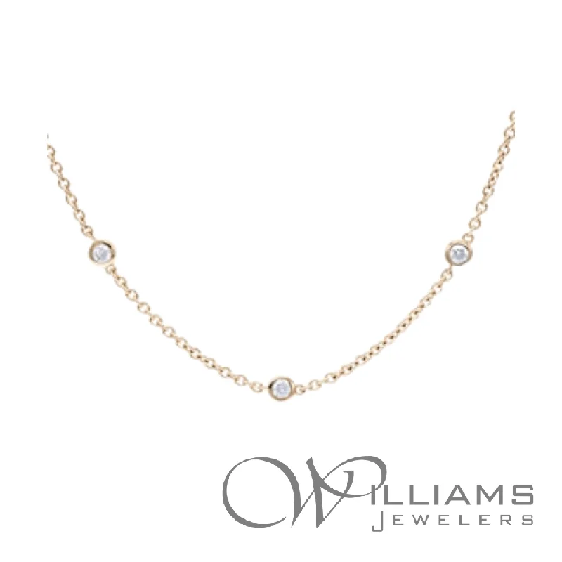 Best necklaces and pendants with emerald gemstones for a rich, sophisticated design-Williams Signature 14 Karat Diamond Necklace