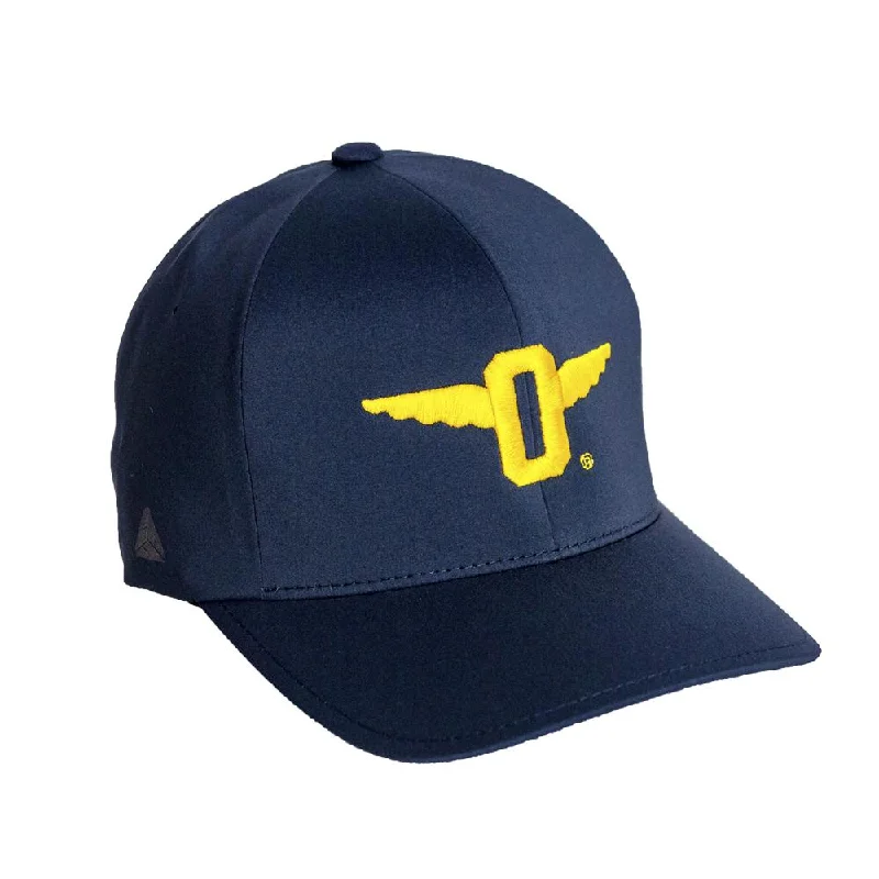 Retro striped cap for vintage sporty vibes -Winged-O Delta Cap