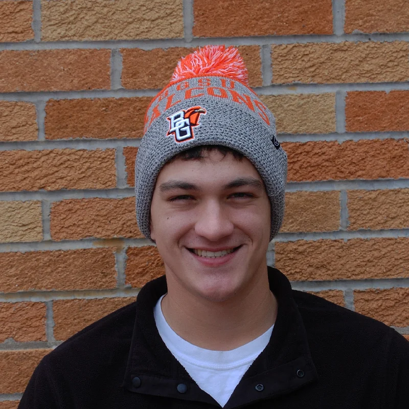 Vintage cap with distressed logo detail -Zephyr BGSU Falcons Ozone knit Hat