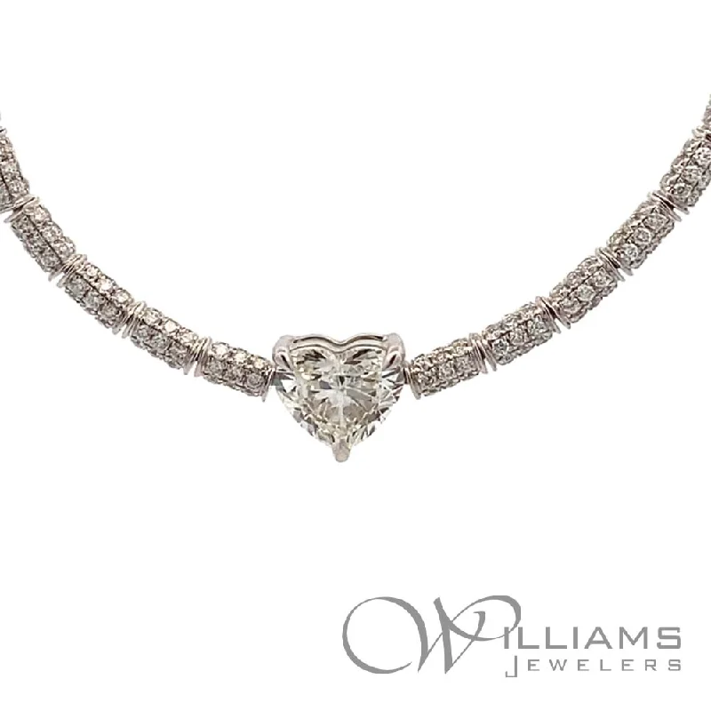 Best necklaces and pendants with oval pendants for a classic, elegant shape-Williams Signature 18 Karat Diamond Necklace