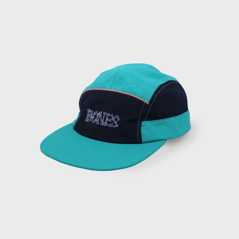 Casual denim cap for laid-back vibes -Bones Retro 5 Panel Cap - Blue/Black