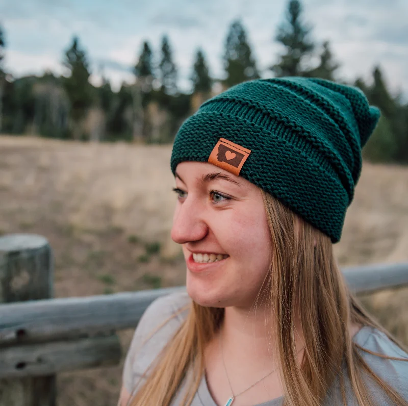 Breathable mesh cap for hot weather comfort -Montana Love Scrunch Beanie