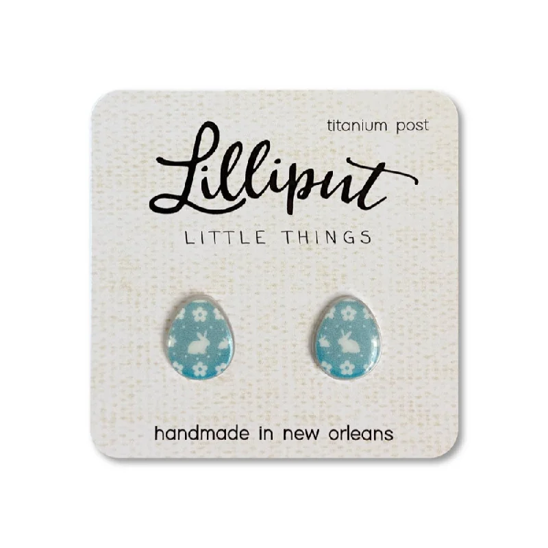 Drop Earrings with Animal Motifs -Drop earrings with opal stones for a dreamy look -Lilliput Little Things Easter Egg Earrings