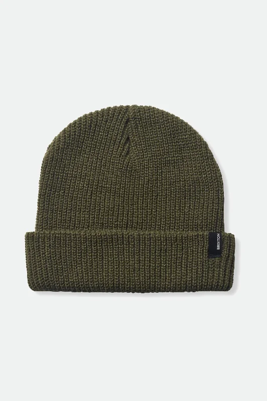 Team logo cap for loyal fan support -Heist Beanie - Military Olive