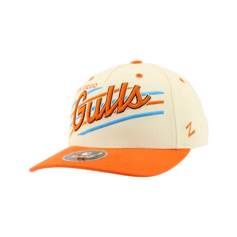 Casual denim cap for laid-back vibes -San Diego Gulls Upshot Snapback Hat