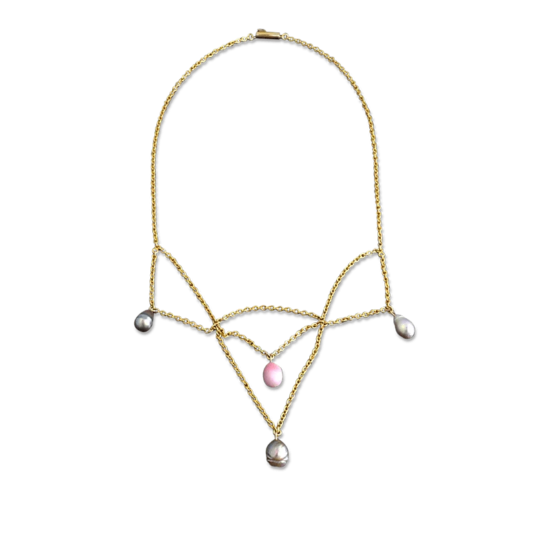 Stunning necklaces and pendants with birthstone pendants for a personal touch-Antique Saltwater Pearl Necklace