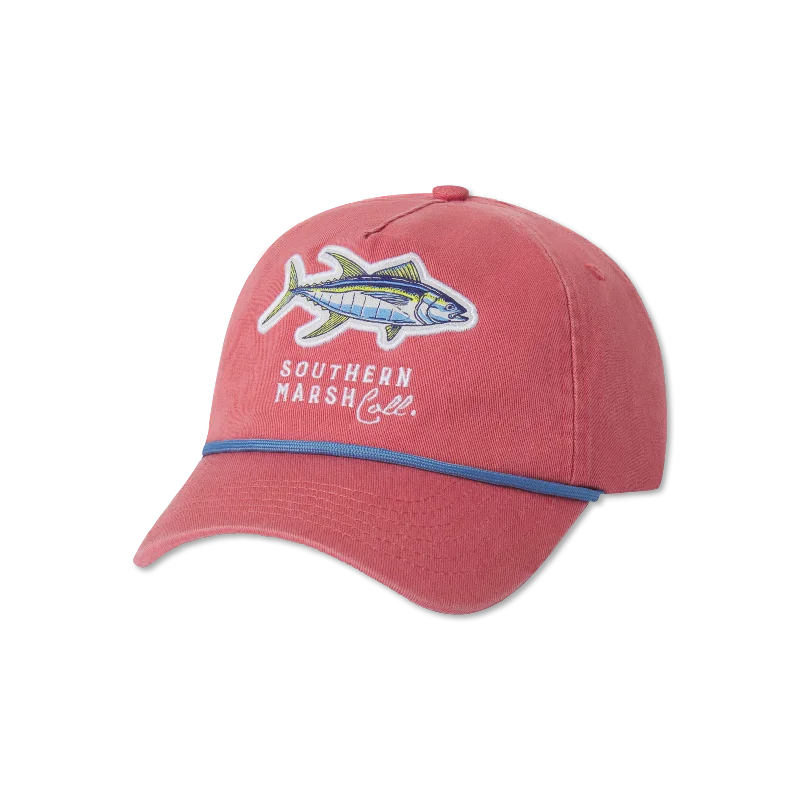 Lightweight running cap for marathon race days -Ensenada Rope Hat - Tuna Patch