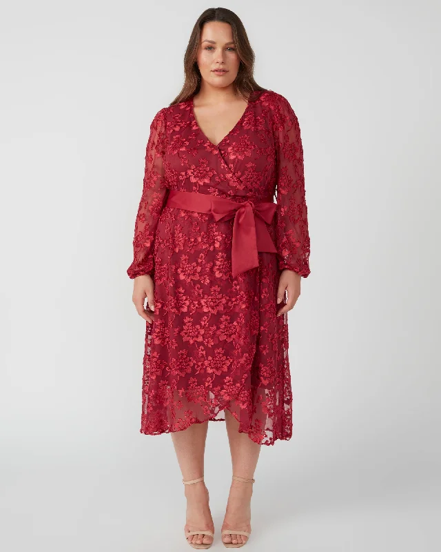 Plus size dresses featuring earthy tones are grounding -Radiance Glow Dress