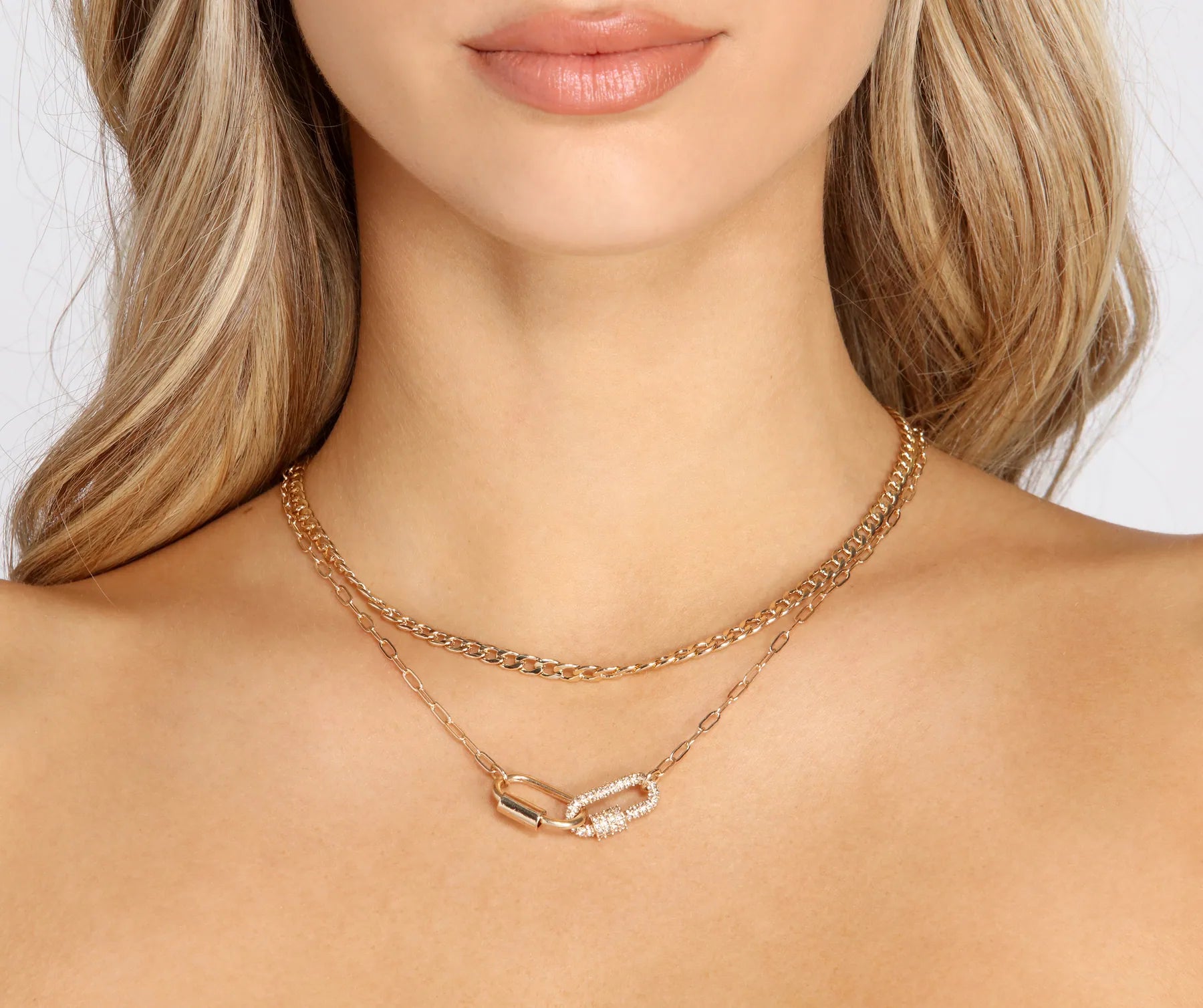 Elegant necklaces and pendants with infinity symbols for timeless designs-Chain Reaction Necklace Set