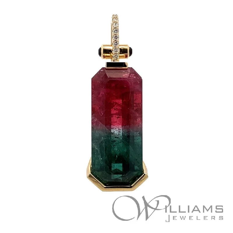 Best necklaces and pendants with turquoise stones for a vibrant boho-chic look-Designs by Steve 14 Karat Tourmaline Necklace