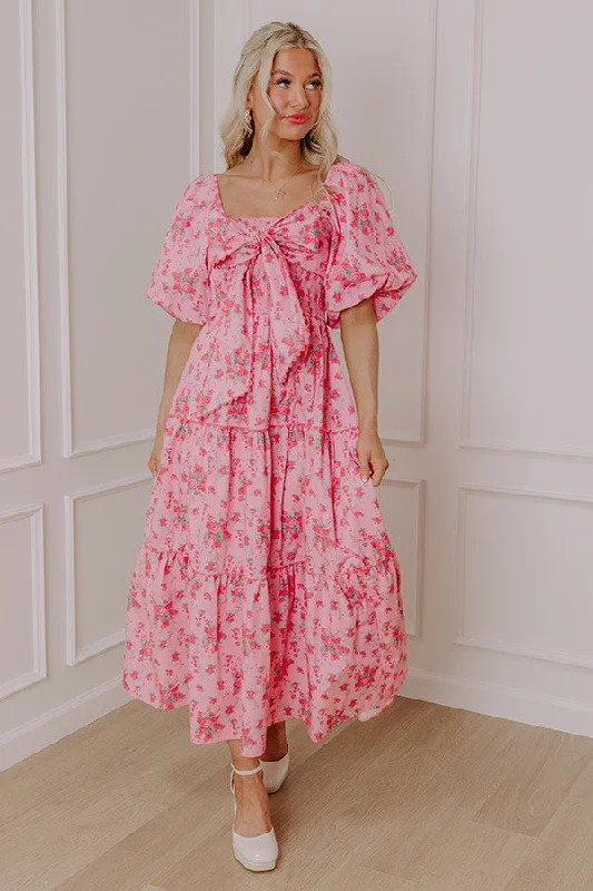 Plus size dresses for travel pack light always -Countryside Cutie Floral Maxi Dress