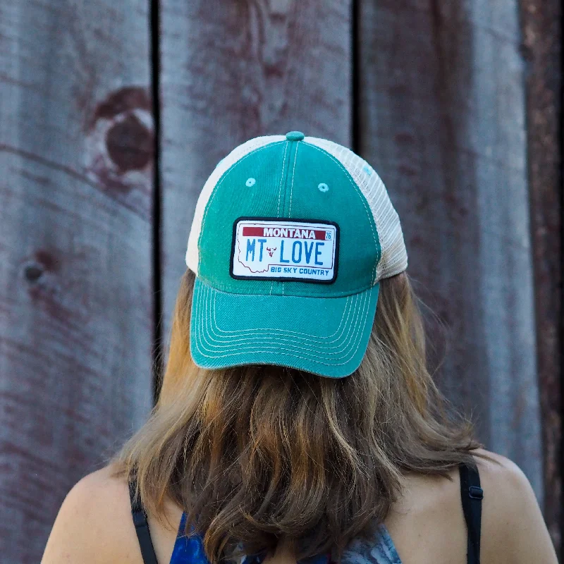 Canvas dad cap for rugged daily style -License Plate Love Hat