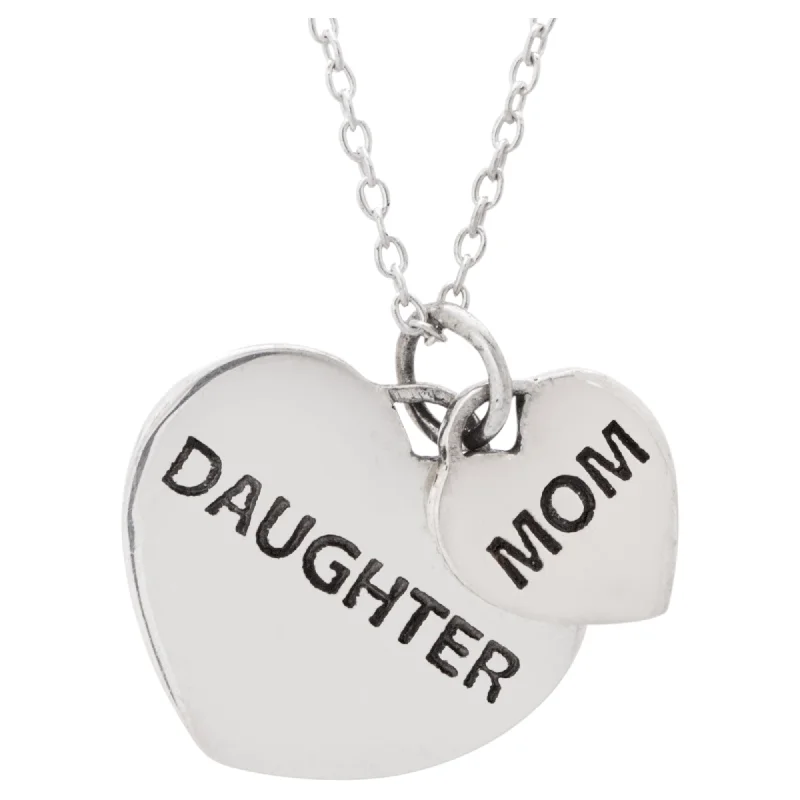 Best necklaces and pendants with heart-shaped designs for a romantic look-Mother & Daughter Always Necklace