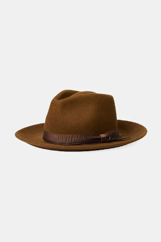 Vintage cap for retro fashion enthusiasts -Dayton Convertabrim Rancher Hat - Coffee/Brown