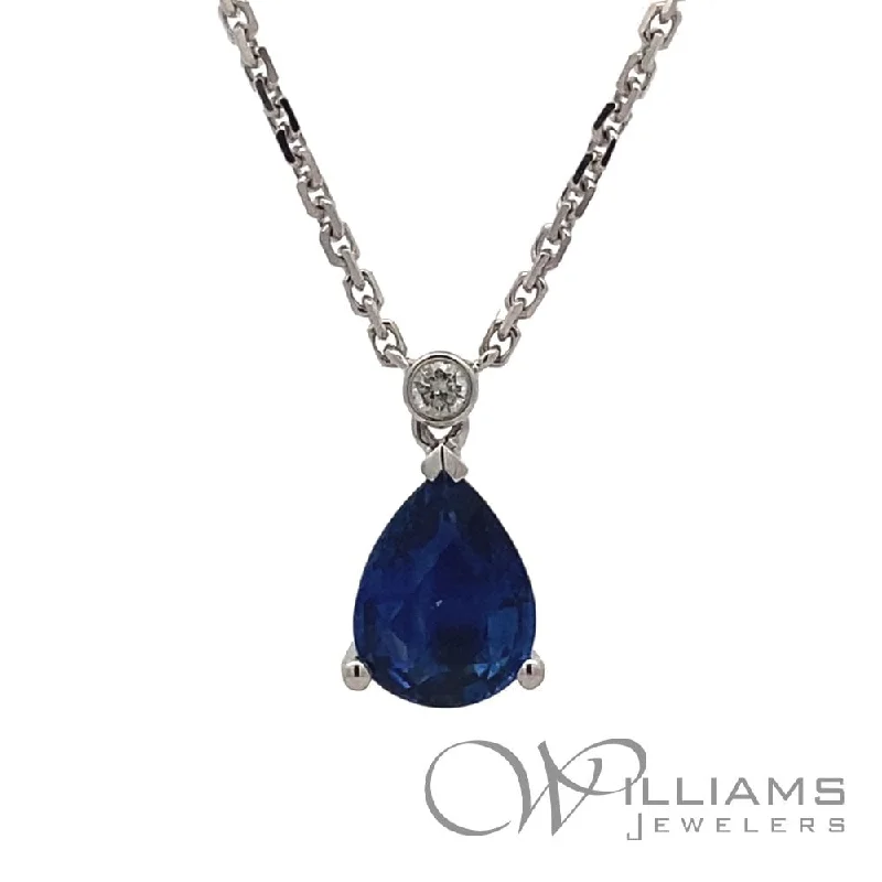 Necklaces and pendants with star-shaped designs for a whimsical, celestial touch-Williams Signature 18 Karat Sapphire Necklace