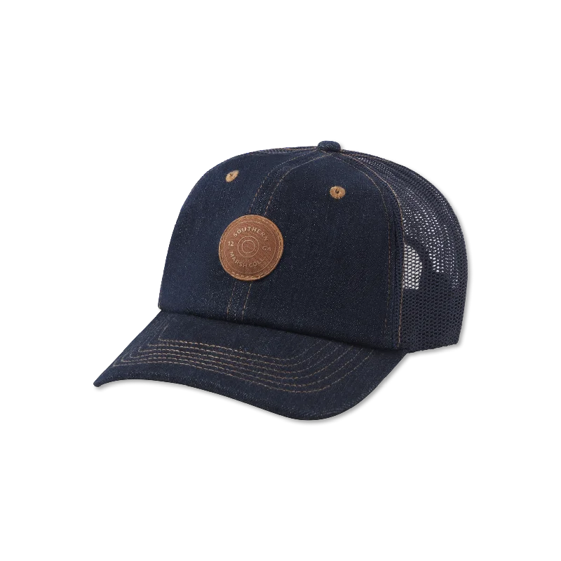 Adjustable snapback cap for easy fit tweaks -Youth Trucker Hat - Washed Denim