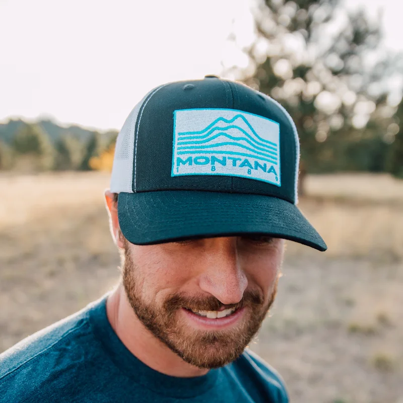 Minimalist cap for sleek simple style -Montana Retro Lines