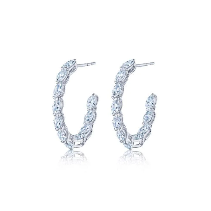 Drop Earrings with Knot Designs -Drop earrings with crystal and pearl accents for timeless style -Hoop Earrings with Marquise Diamonds