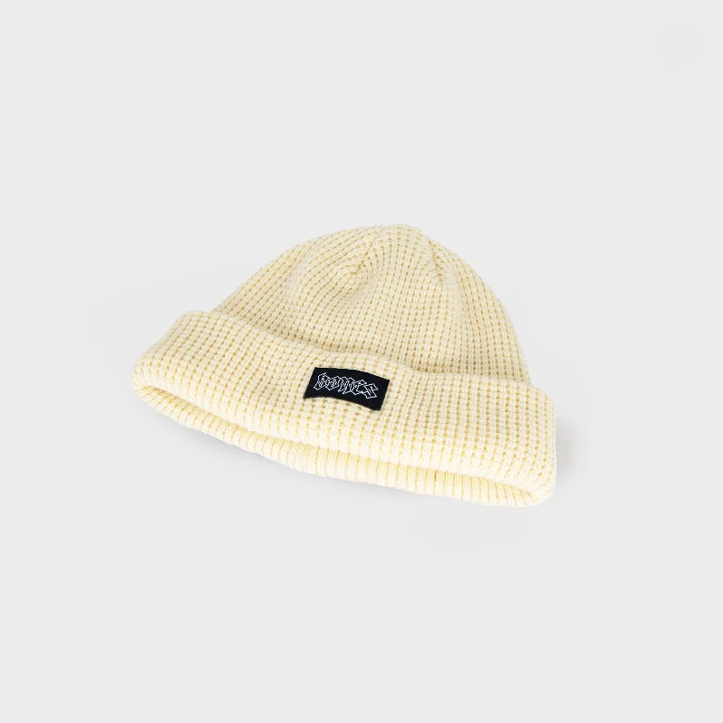 Team logo cap for loyal fan support -Bone Steeze - Waffle Knit Beanie