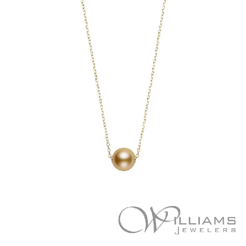 Stunning necklaces and pendants with jade gemstones for a calming green hue-Mikimoto Mikimoto 18 Karat Pearl Pendant