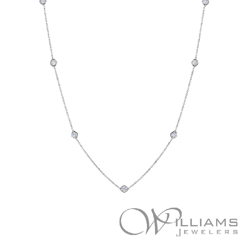 Best necklaces and pendants with layered designs for a chic, stacked look-Williams Signature 18 Karat Diamond Necklace