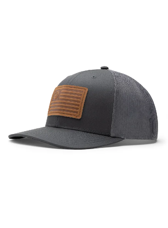 Black baseball cap for sleek all-black looks -SD Flag Hat