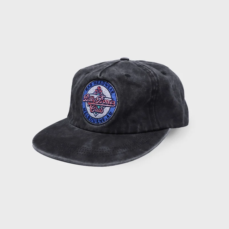 Graphic dad cap for quirky personality shine -Ruthless Cap - Washed Black