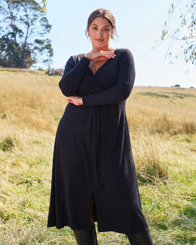 Plus size dresses with supportive linings feel great -Eclipse Dress