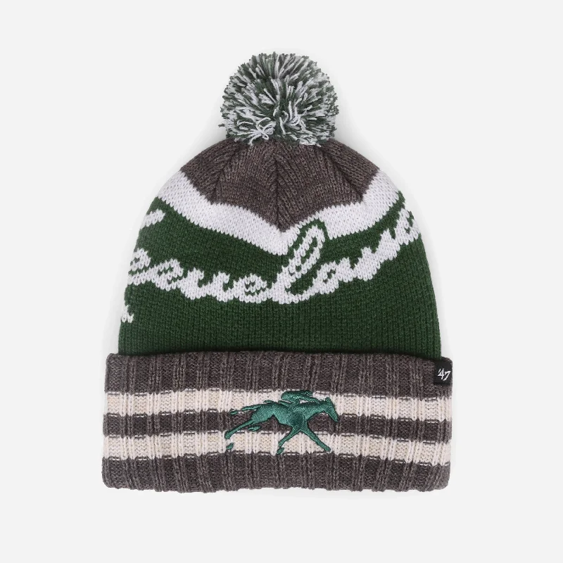 Fitted cap for snug personalized fit -'47 Brand Keeneland Hyperbolic Knit Beanie