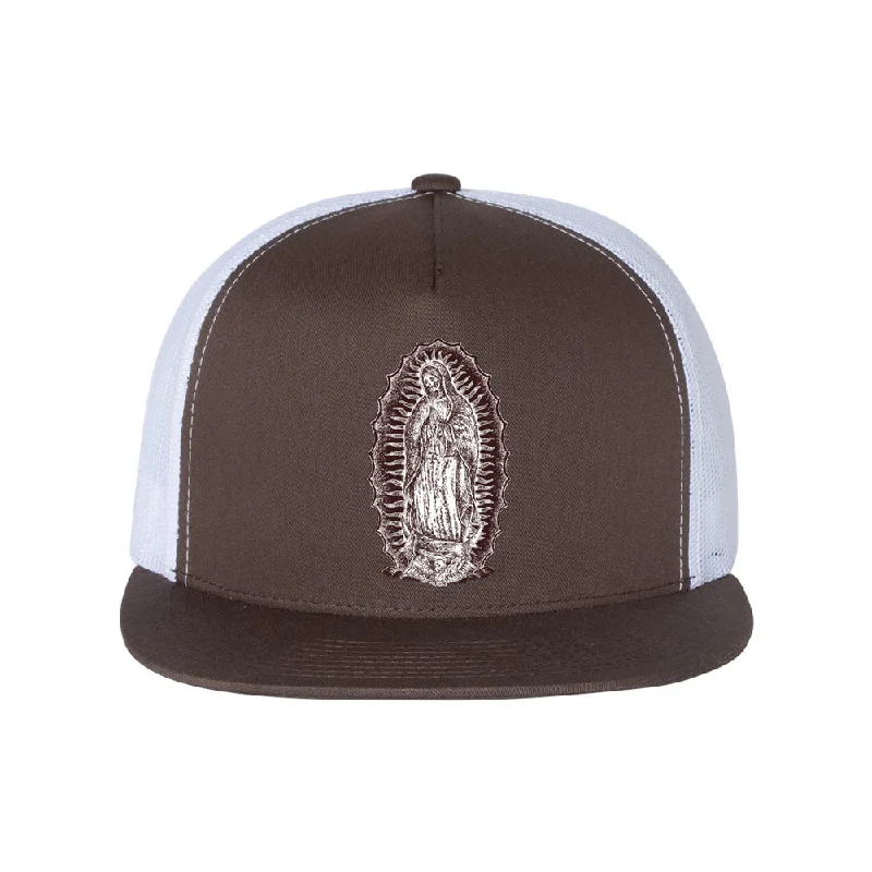 Black baseball cap for sleek all-black looks -DDLM Remember 5-Panel Premium Trucker Snapback Hat [BROWN X WHITE] DIA DE LOS MUERTOS MMXXIV (Copy)