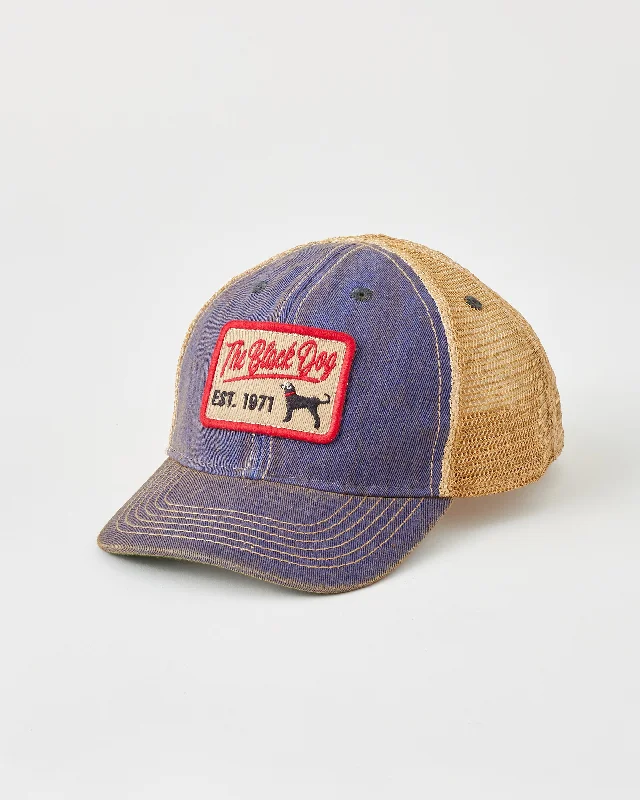 Trucker cap with retro patch design -Lil Kids BD Trucker Hat