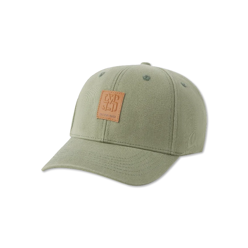 Lightweight running cap for marathon race days -Washed Hat - Crest Patch