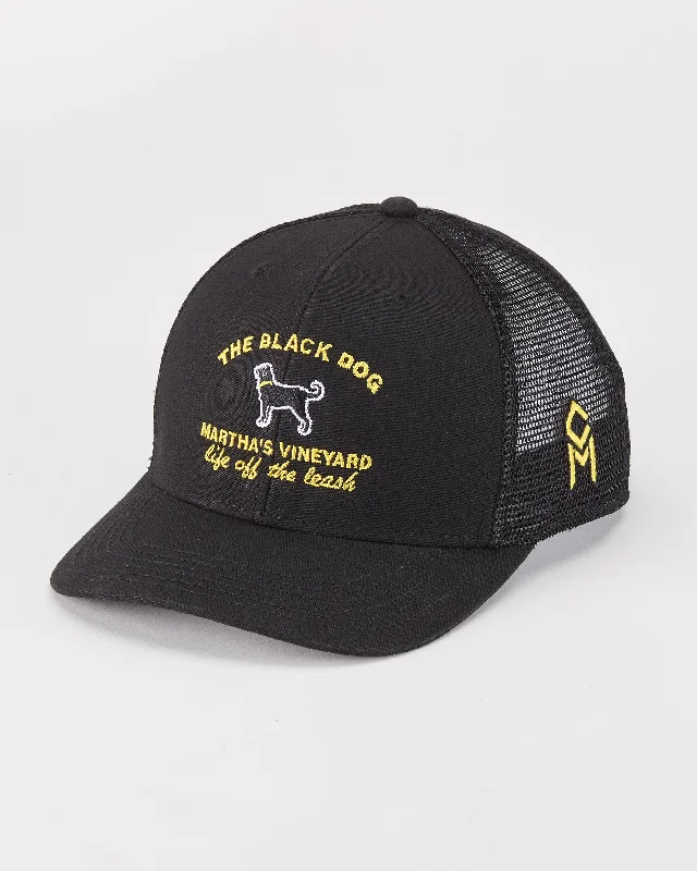 Vintage cap with distressed logo detail -Adult Charlie McAvoy Trucker Hat