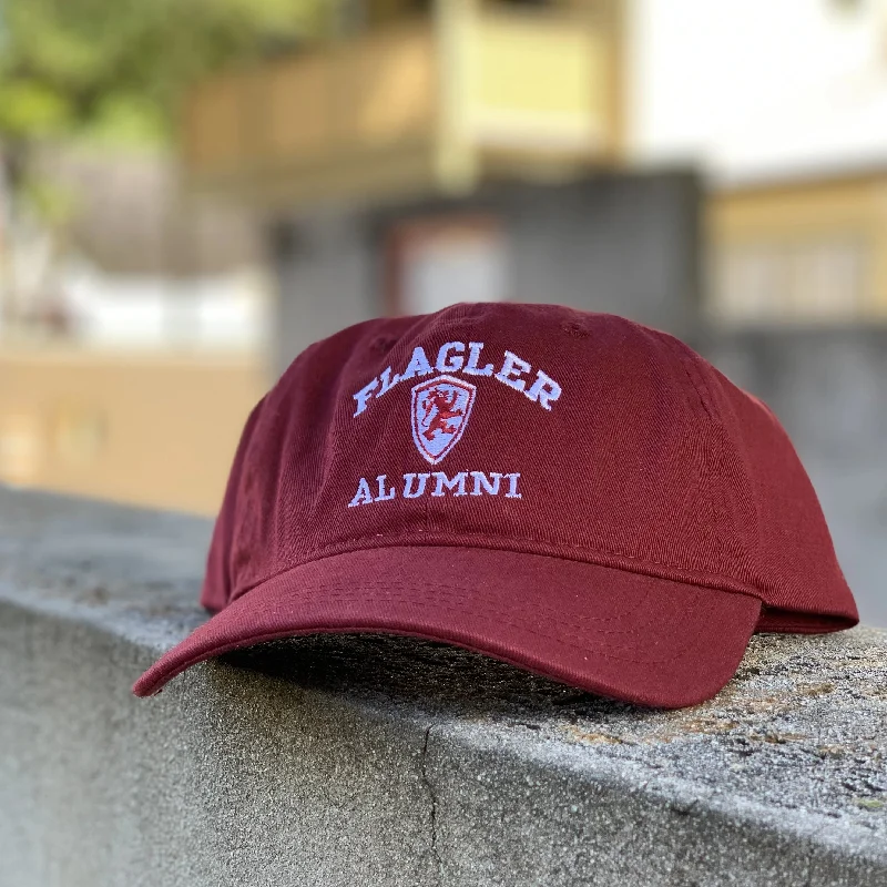 Lightweight cap for easy travel packing -Flagler Alumni Hat