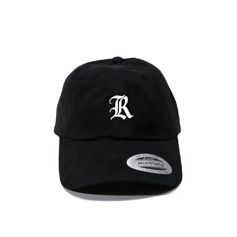 Adjustable cap with sturdy velcro closure -Stay Ready Twill Dad Hat [BLACK]