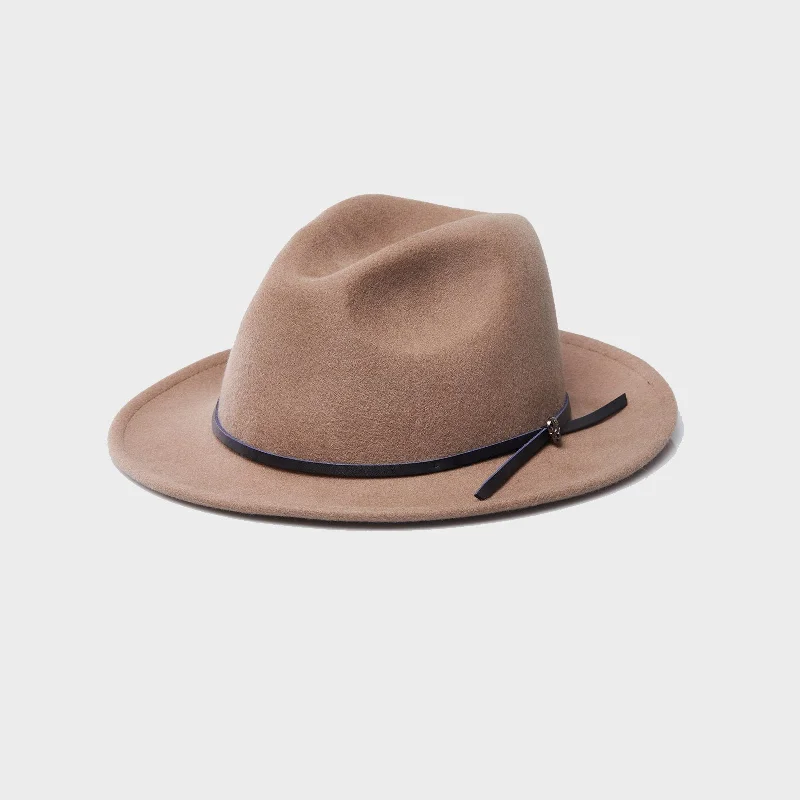 Lightweight cap for easy travel packing -Malcolm - Turn Up Fedora