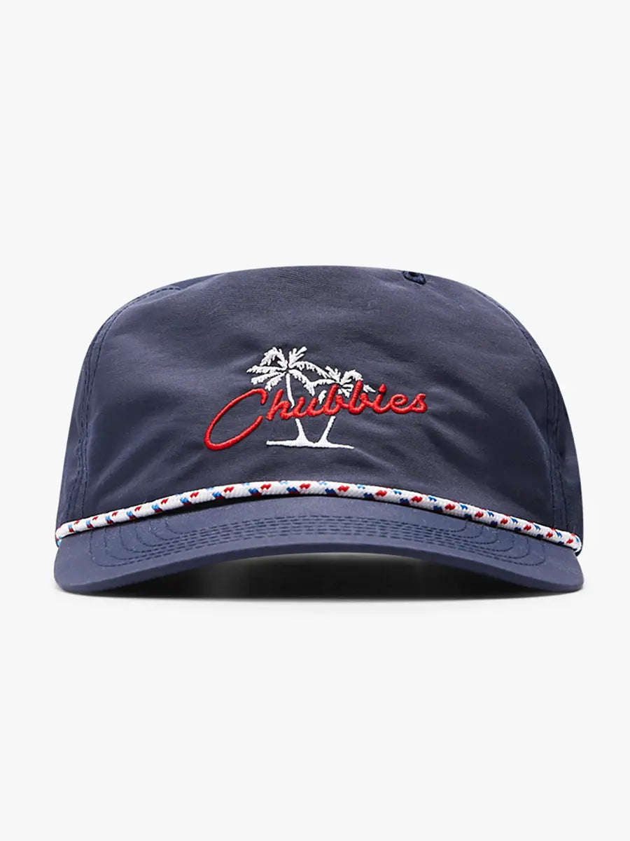 Canvas dad cap for rugged daily style -Navy Nylon Rope Hat