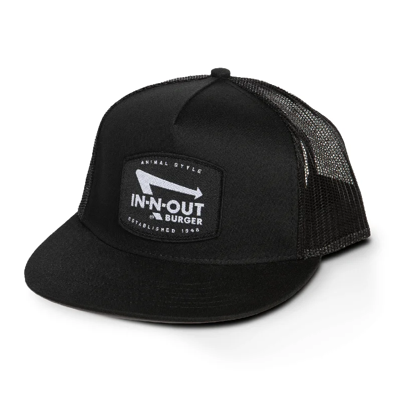 Minimalist mesh cap for airy lightweight feel -Animal Style Trucker Hat