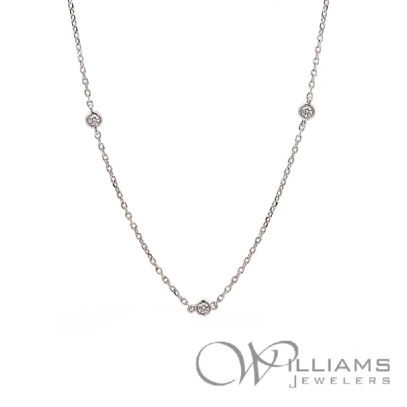 Unique necklaces and pendants with gemstones for a colorful and vibrant statement-Williams Signature 14 Karat Diamond Necklace