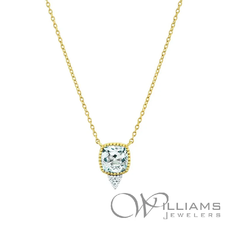 Unique necklaces and pendants with custom birthstone arrangements for personalization-Sloane Street 18 Karat Topaz Necklace