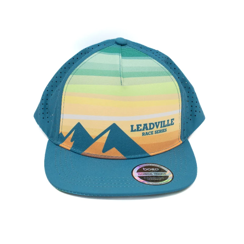 Fitted snapback cap for modern tight fit -2024 LRS Flat Brim Running Trucker