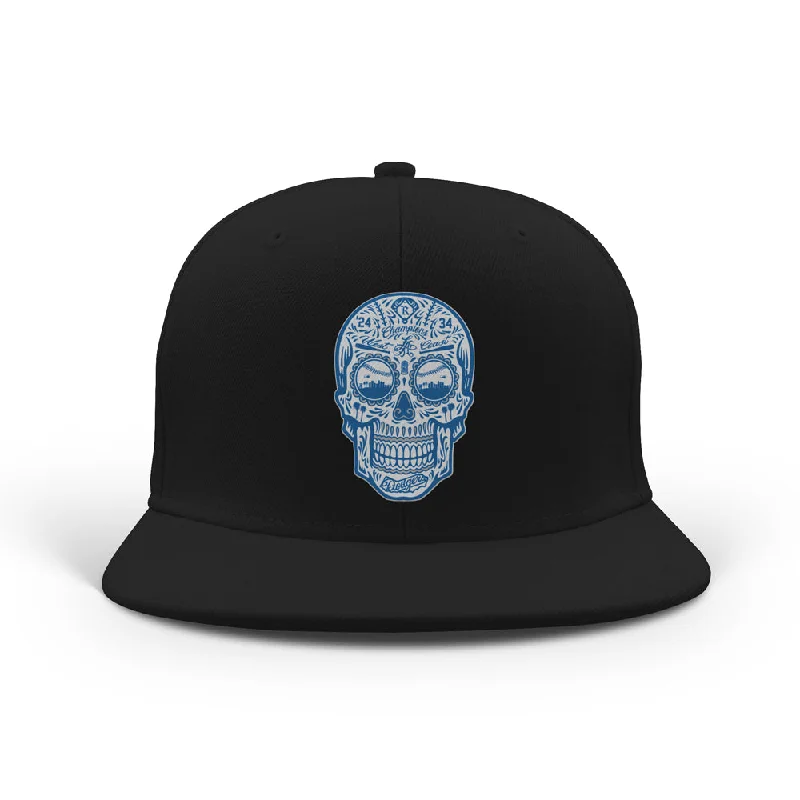 Denim snapback cap for casual cool edge -LA Calavera Classic Wool Snapback Hat [BLACK] LA CHAMPIONS